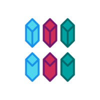 Simple Crystal Gem Video Game Icons png