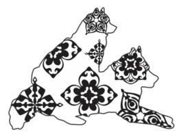 lupo mandala ornamento png