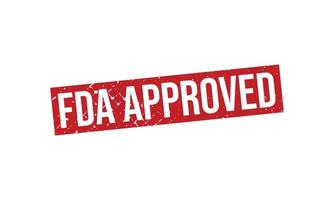 fda aprobado caucho sello sello vector