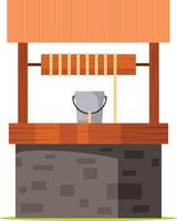 Vector Image Of A Well