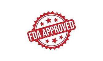 FDA Approved Stamp Seal Vector Illustration