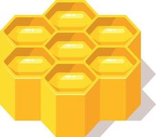 Vector Graphics Of A Honeycomb, 3D Clip Art