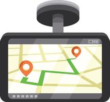 Vector Image Of A Gps Satellite Navigation Device