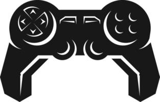 Silhouette Of A Joystick For Video Games vector