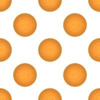 Pattern homemade cookie different taste in pastry biscuit vector