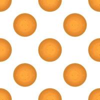 patrón de galletas caseras de diferentes sabores en galletas de pastelería vector