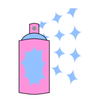 pink bottle of perfume png