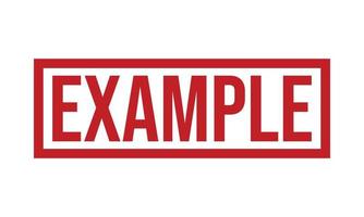 Example Rubber Stamp Seal Vector