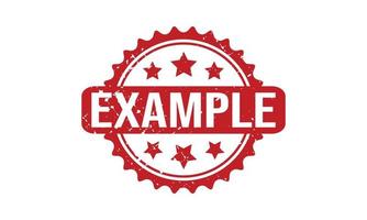 Example Stamp Seal Vector Illustration