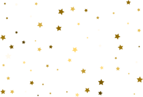 estrelas douradas caindo aleatoriamente. png