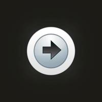 Symbol sign button arrows ui ux design sign button vector