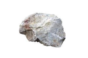 Quartzite rock isolated on white background included clipping path. photo