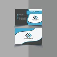 Unique modern stylish business card template design vector