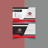 Unique modern stylish business card template design vector