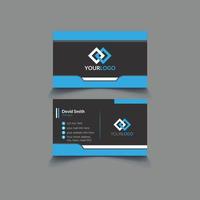 Unique modern stylish business card template design vector