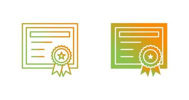 Certificate Vector Icon