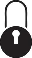 Lock security icon symbol vector image. Illustration of the key secure access system vector design. EPS 10