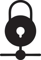 Lock security icon symbol vector image. Illustration of the key secure access system vector design. EPS 10