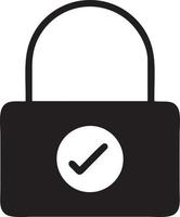 Lock security icon symbol vector image. Illustration of the key secure access system vector design. EPS 10