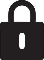 Lock security icon symbol vector image. Illustration of the key secure access system vector design. EPS 10