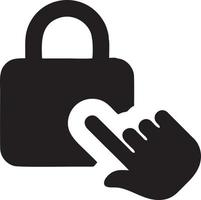 Lock security icon symbol vector image. Illustration of the key secure access system vector design. EPS 10