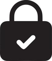 Lock security icon symbol vector image. Illustration of the key secure access system vector design. EPS 10