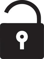 Lock security icon symbol vector image. Illustration of the key secure access system vector design. EPS 10