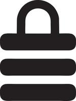 Lock security icon symbol vector image. Illustration of the key secure access system vector design. EPS 10