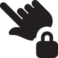 Lock security icon symbol vector image. Illustration of the key secure access system vector design. EPS 10