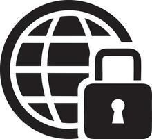 Lock security icon symbol vector image. Illustration of the key secure access system vector design. EPS 10