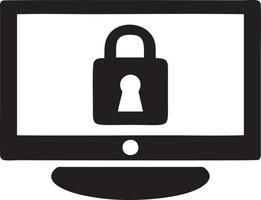 Lock security icon symbol vector image. Illustration of the key secure access system vector design. EPS 10