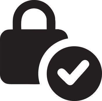 Lock security icon symbol vector image. Illustration of the key secure access system vector design. EPS 10