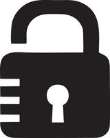 Lock security icon symbol vector image. Illustration of the key secure access system vector design. EPS 10