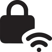 Lock security icon symbol vector image. Illustration of the key secure access system vector design. EPS 10