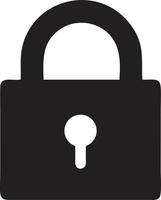 Lock security icon symbol vector image. Illustration of the key secure access system vector design. EPS 10