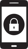 Lock security icon symbol vector image. Illustration of the key secure access system vector design. EPS 10