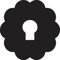 Lock security icon symbol vector image. Illustration of the key secure access system vector design. EPS 10