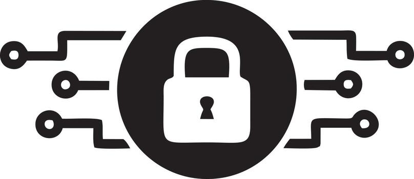 Lock security icon symbol vector image. Illustration of the key secure access system vector design. EPS 10