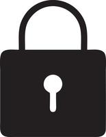 Lock security icon symbol vector image. Illustration of the key secure access system vector design. EPS 10