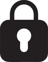 Lock security icon symbol vector image. Illustration of the key secure access system vector design. EPS 10