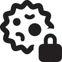 Lock security icon symbol vector image. Illustration of the key secure access system vector design. EPS 10