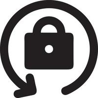 Lock security icon symbol vector image. Illustration of the key secure access system vector design. EPS 10