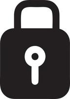 Lock security icon symbol vector image. Illustration of the key secure access system vector design. EPS 10