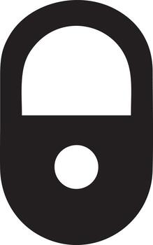 Lock security icon symbol vector image. Illustration of the key secure access system vector design. EPS 10