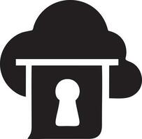 Lock security icon symbol vector image. Illustration of the key secure access system vector design. EPS 10