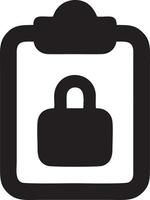Lock security icon symbol vector image. Illustration of the key secure access system vector design. EPS 10