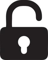 Lock security icon symbol vector image. Illustration of the key secure access system vector design. EPS 10