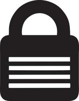 Lock security icon symbol vector image. Illustration of the key secure access system vector design. EPS 10