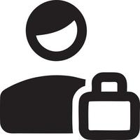 Lock security icon symbol vector image. Illustration of the key secure access system vector design. EPS 10