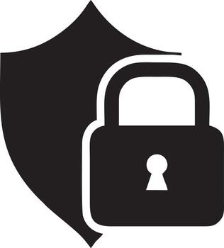 Lock security icon symbol vector image. Illustration of the key secure access system vector design. EPS 10